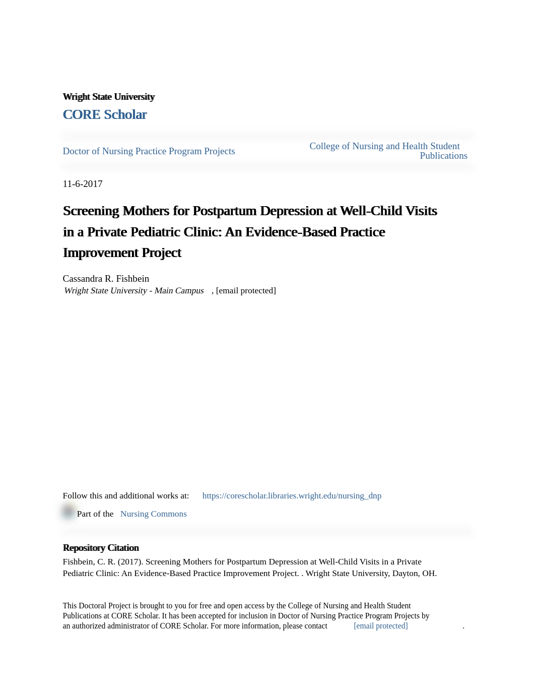 Screening Mothers for Postpartum Depression at Well-Child Visits.pdf_dwbj1tjuc3z_page1