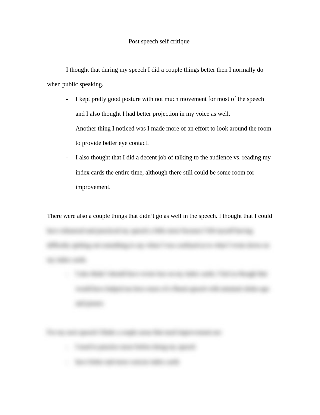 Post speech self critique_dwbslwoj69n_page1