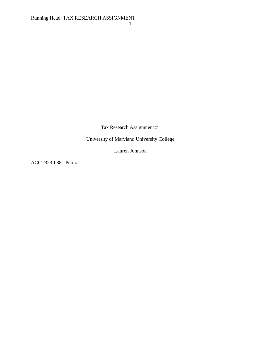 ACCT 323 Tax Research Assignment 1 - Johnson_dwbtmpno4x3_page1