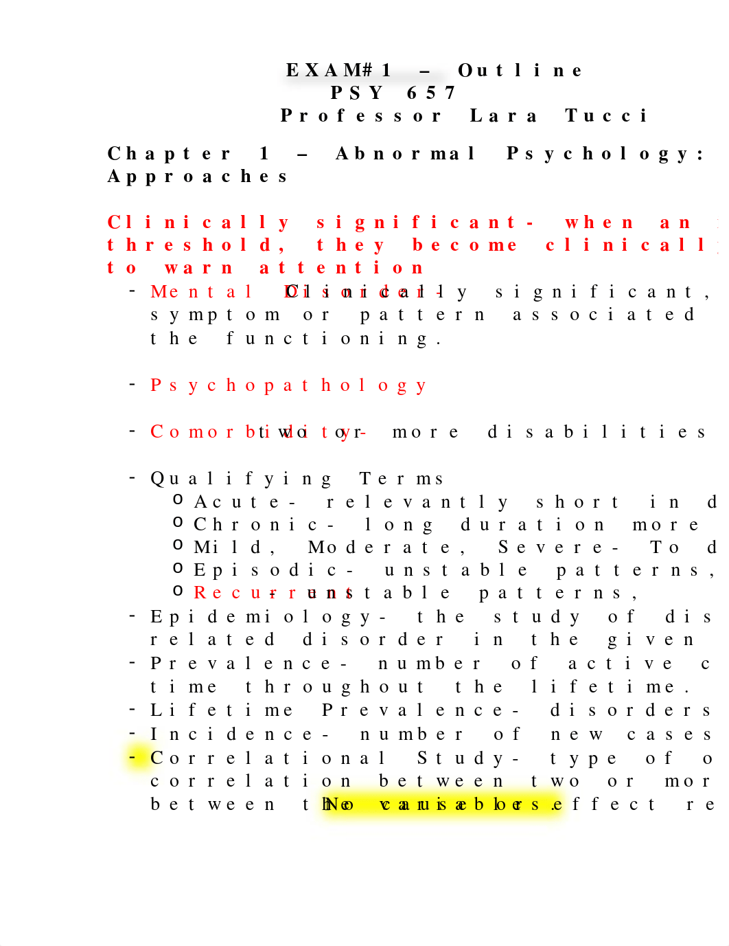 PSY 657 Exam 1 outline and lecture notes.docx_dwby0qn452m_page1