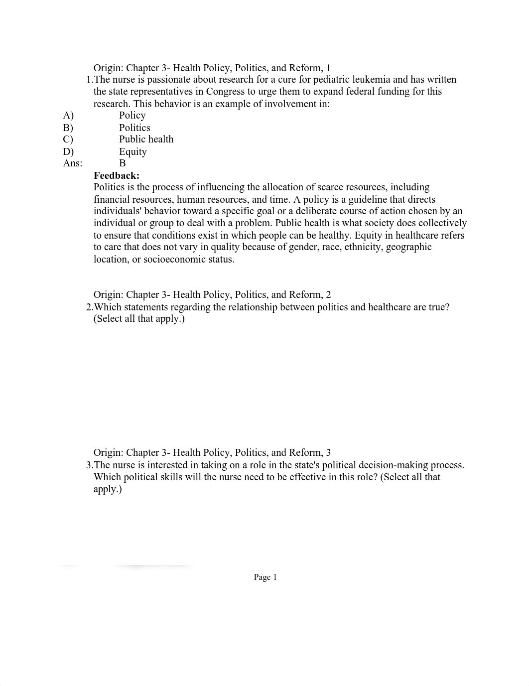 Chapter 3- Health Policy, Politics,    and Reform_dwc574ud5z8_page1