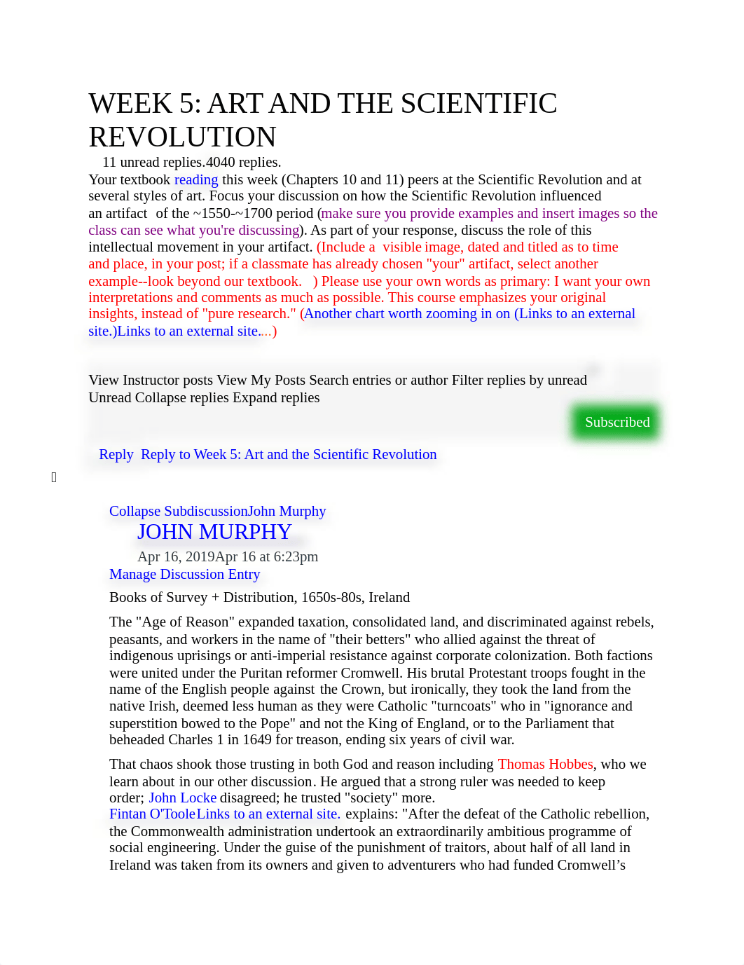 HUMN303 WEEK 5 DISC pt 1.docx_dwcapb9n5yr_page1