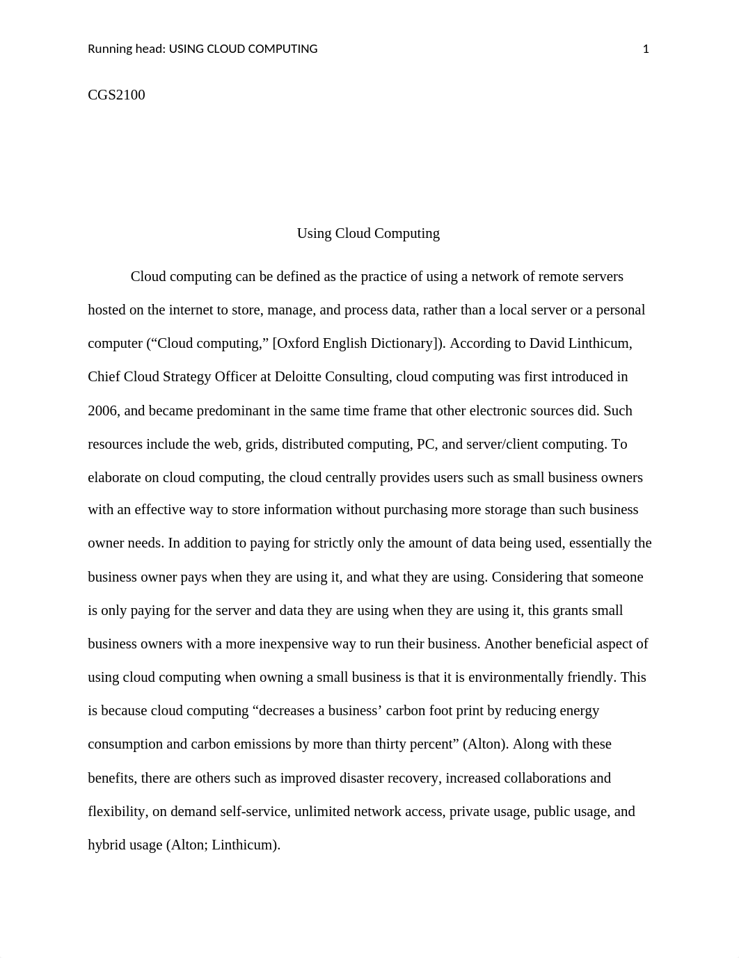 CGS2100 Paper on Using Cloud Computing (2).docx_dwciaucok6s_page1