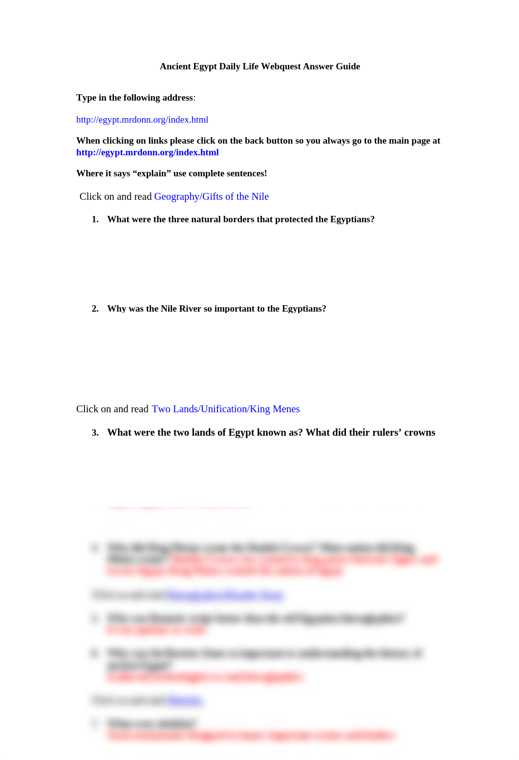 Ancient Egypt Daily Life Webquest Answer Guide.docx_dwcotlnqjt5_page1
