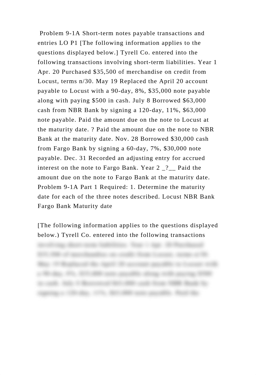 Problem 9-1A Short-term notes payable transactions and entries LO P1 .docx_dwcrh3e9s0w_page2