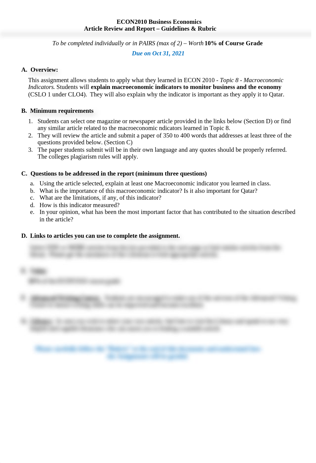 Assignment 2 - ECON2010  Fall 2021- Directions and Rubric.docx_dwd2r3rhs9x_page1