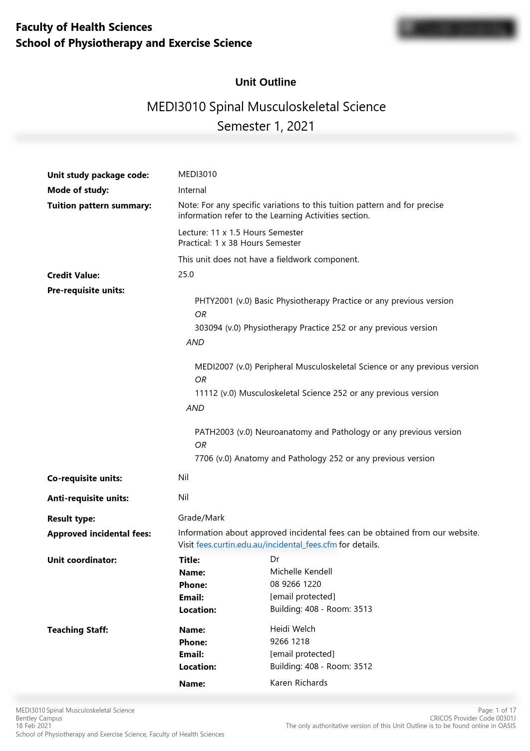 MEDI3010 Spinal Musculoskeletal Science Semester 1 2021 Bentley Campus INT.pdf_dwd3uoe7x6a_page1