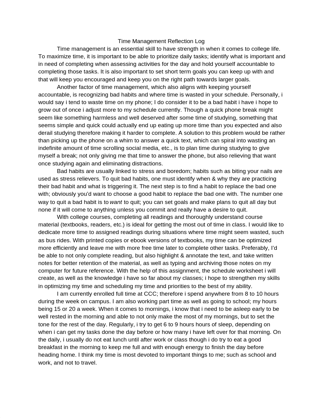 CO Reflection Log COUNS-120-1710 Time Management Reflection Log Assignment.docx_dwd5nrd8une_page1