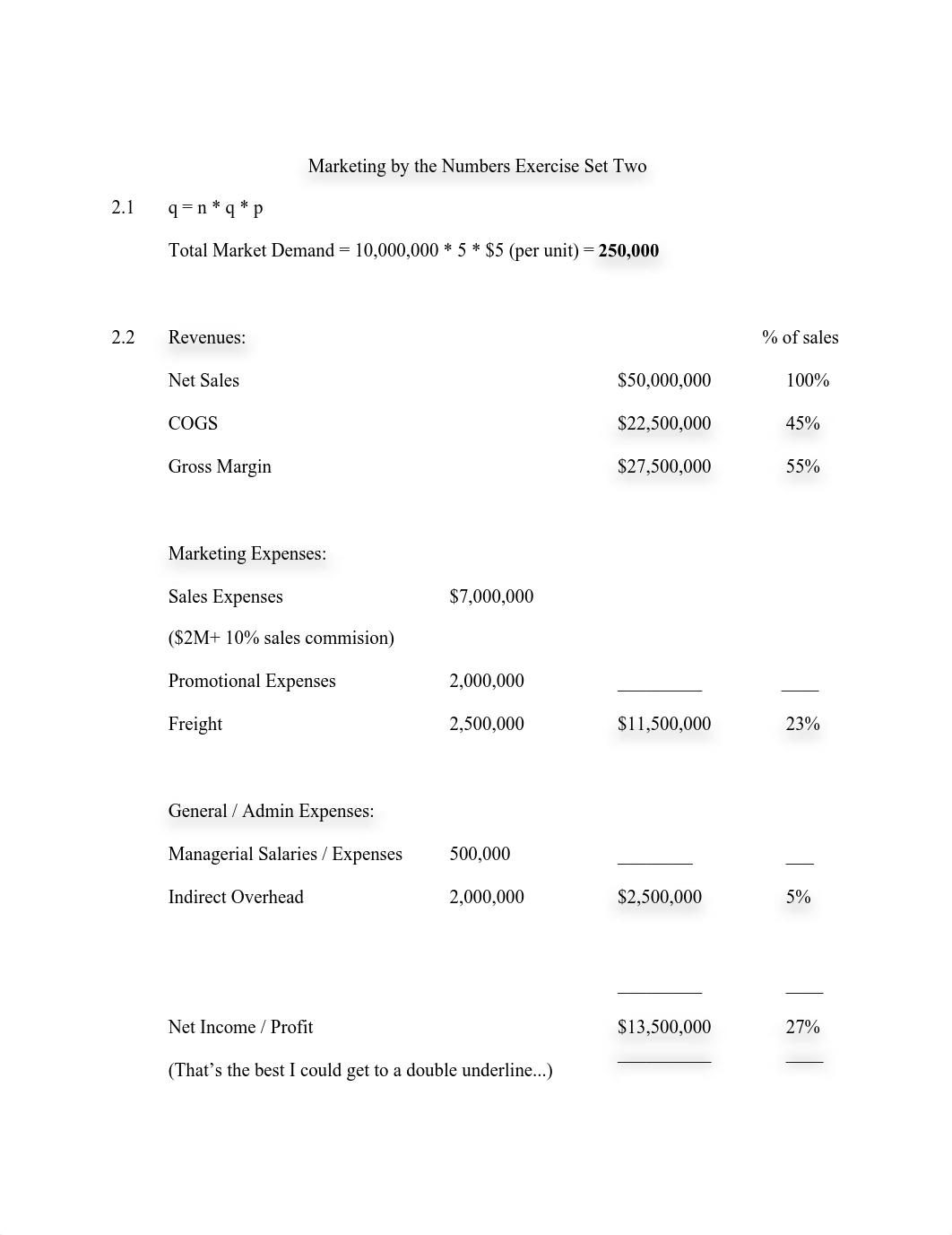 Marketing by the Numbers Exercise Set Two.pdf_dwdbcnnyzih_page1