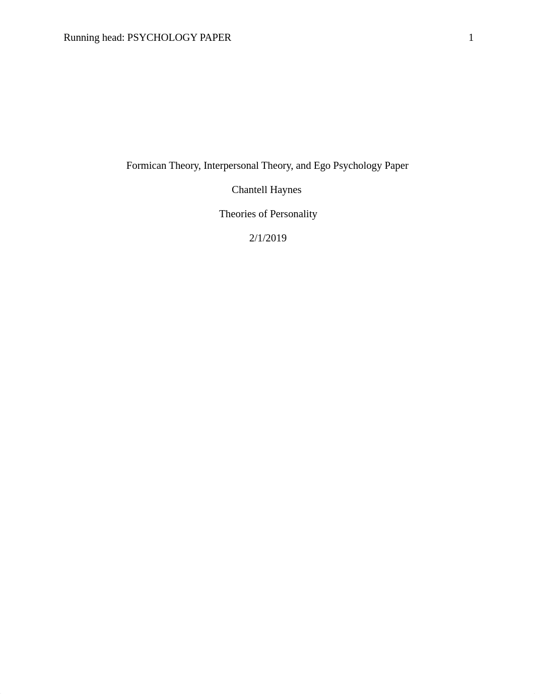 mine, Formican Theory^LJ Interpersonal Theory^LJ and Ego Psychology Paper.edited.docx_dwdekkpatv3_page1