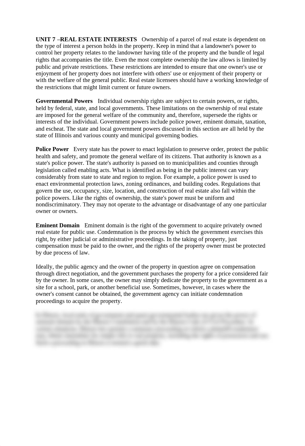 UNIT-7--REAL-ESTATE-INTERESTS-Ownership-of-a-parcel-of-real-estate-is-dependent-on-the-type-of-inter_dwdh47hnq81_page1