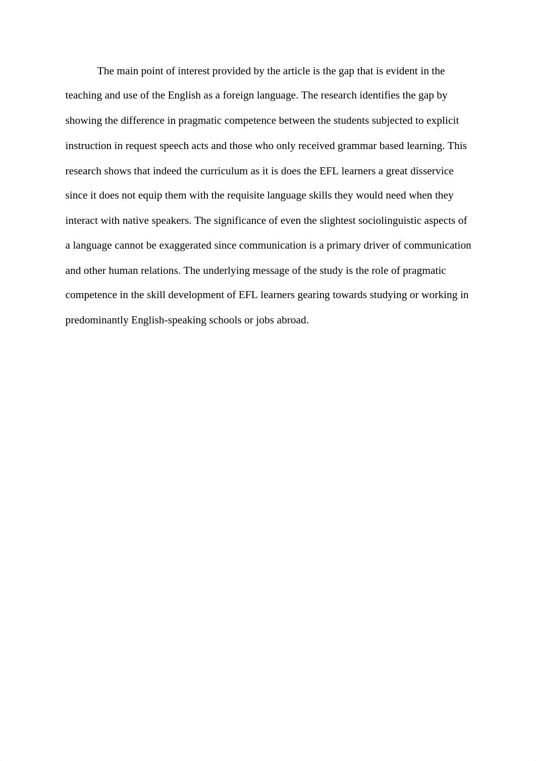 article is the gap that is evident in the teaching and use of the English as a foreign language.docx_dwdkozfsskt_page1