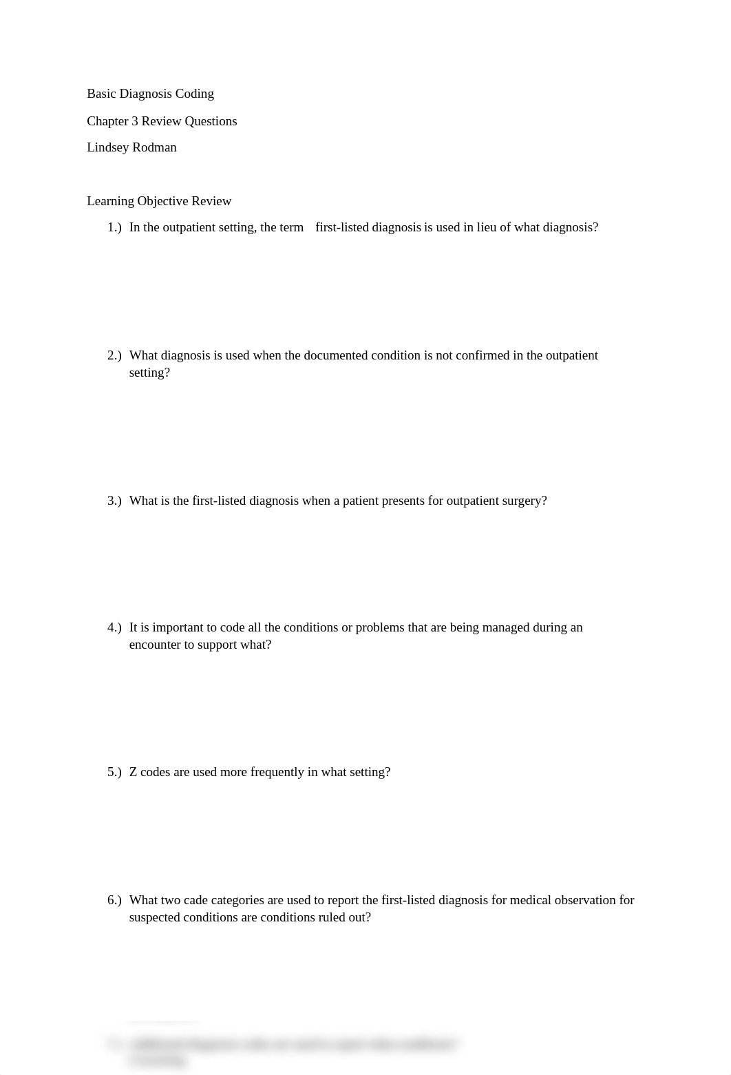 Basic Diagnosis Coding Chapter 3 Review.docx_dwdp7dokevs_page1