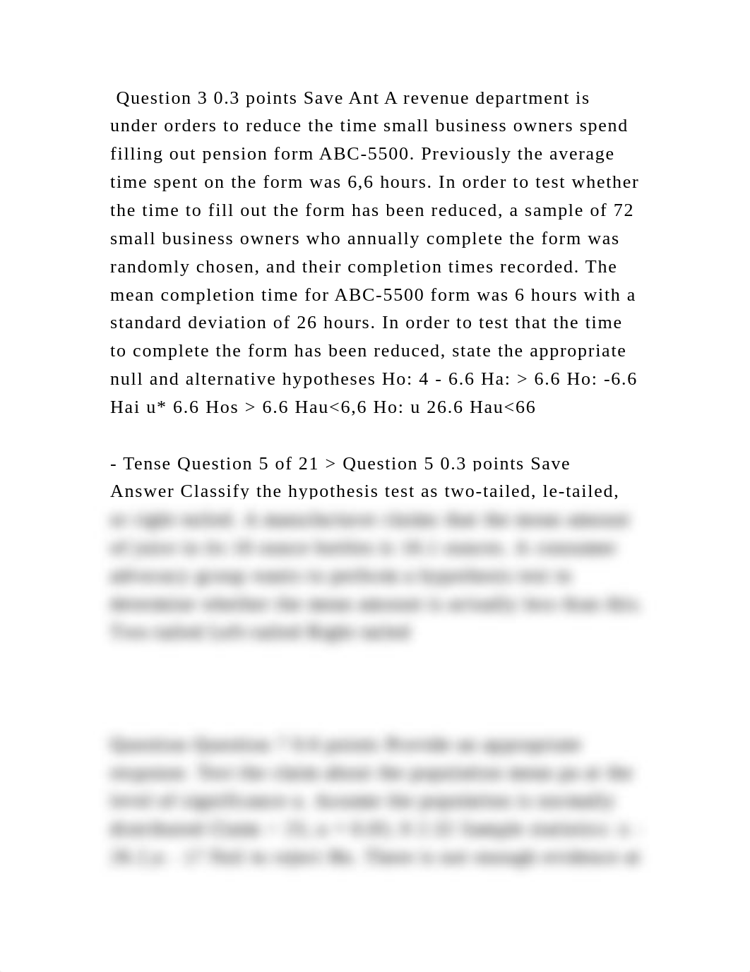 Question 3 0.3 points Save Ant A revenue department is under orders t.docx_dweawqyjb43_page2