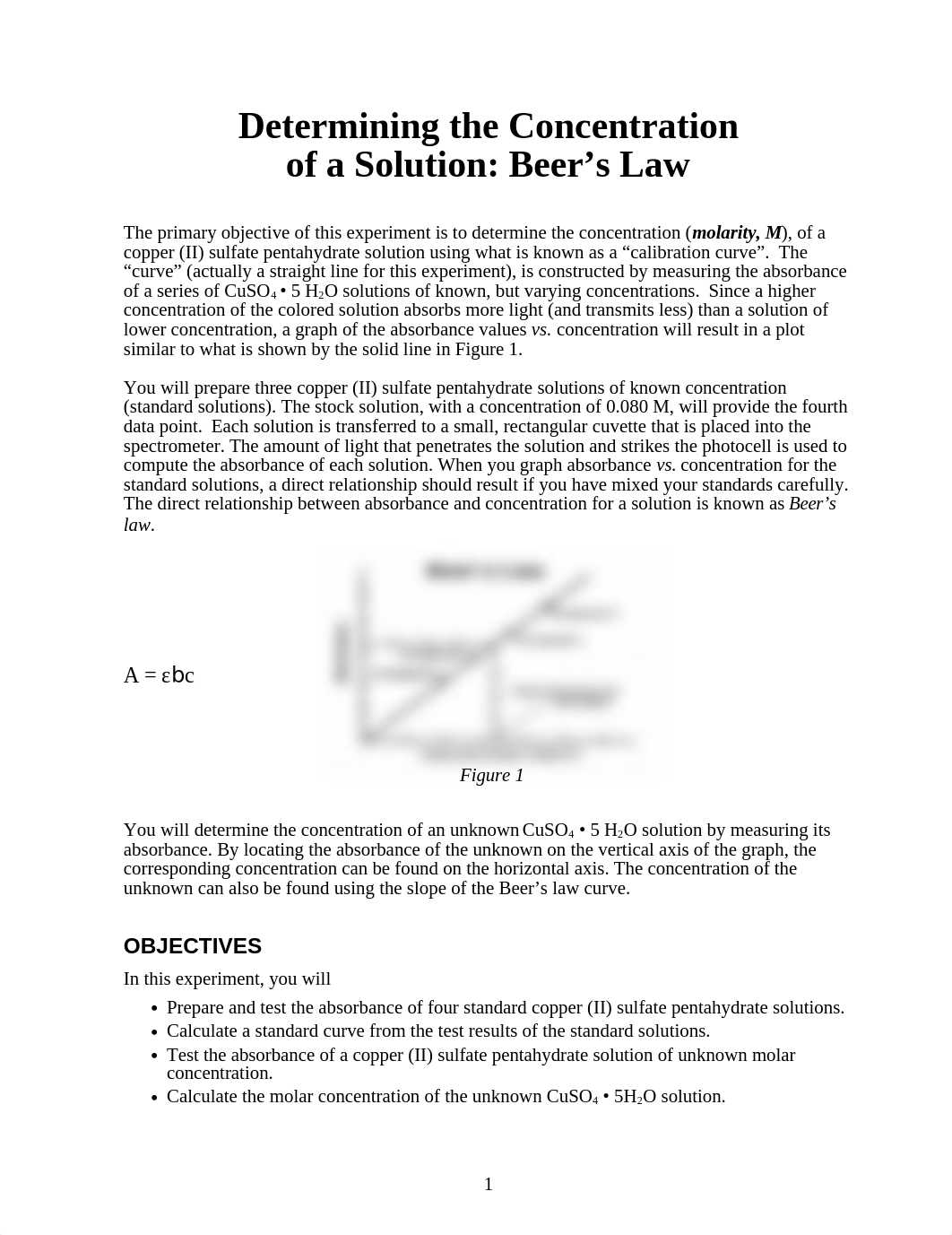 Determining the Concentration of a Solution - Beer's Law edited(1) (2).doc_dwed43w330r_page1