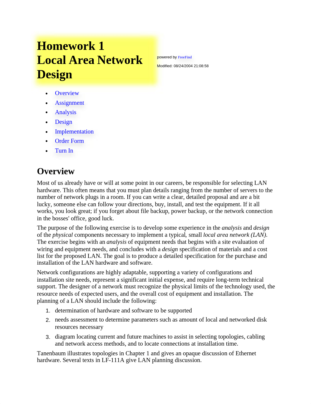 Homework on Local Area Network Design_dwedhmh1uom_page1