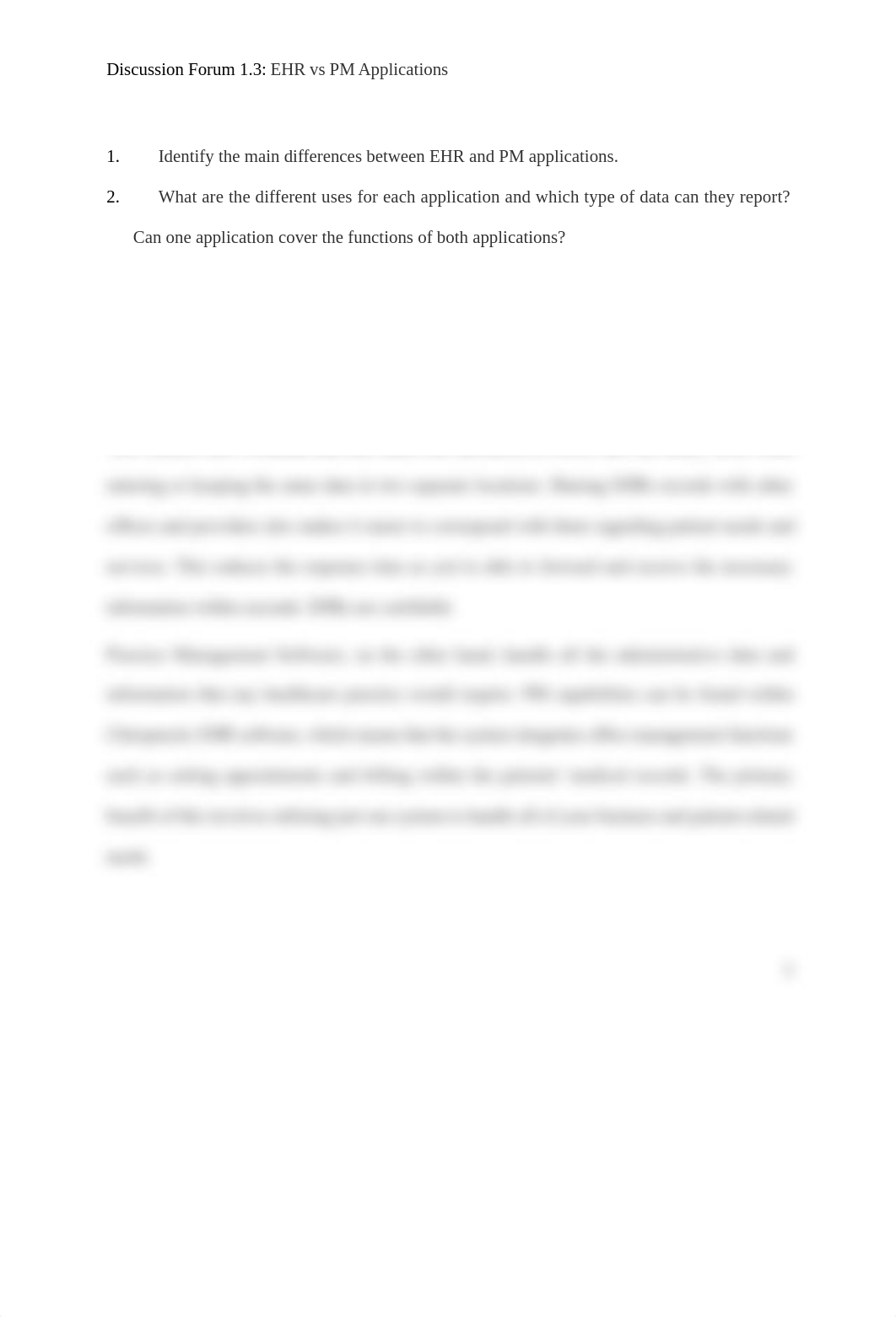 Discussion Forum 1.3 EHR vs PM Applications.docx_dwekbdaxbr3_page2