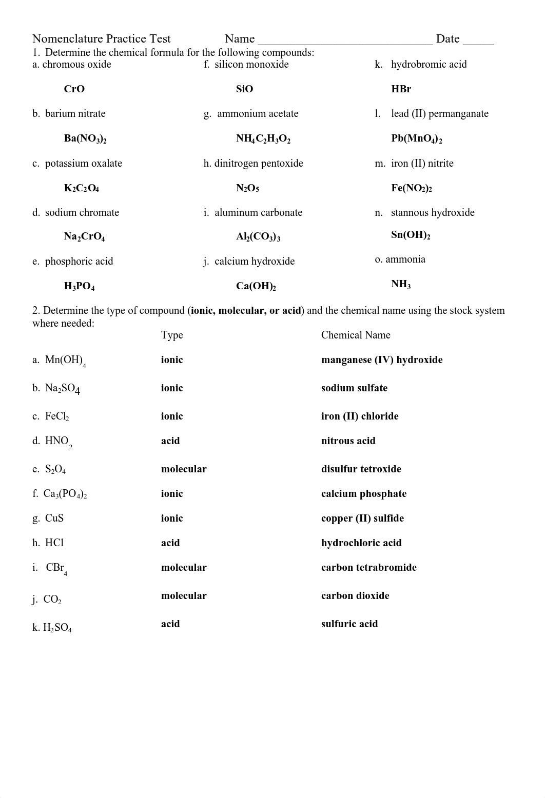 Practice Full Nomenclature Test Key.pdf_dwemmq9xzd1_page1