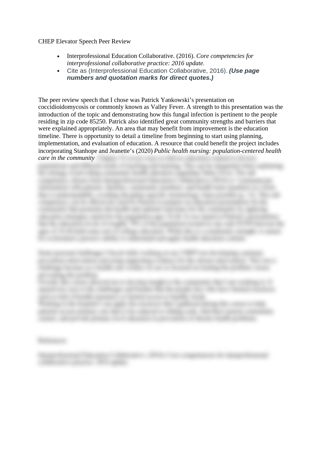 CHEP Elevator Speech Peer Review.docx_dweprarxw5q_page1