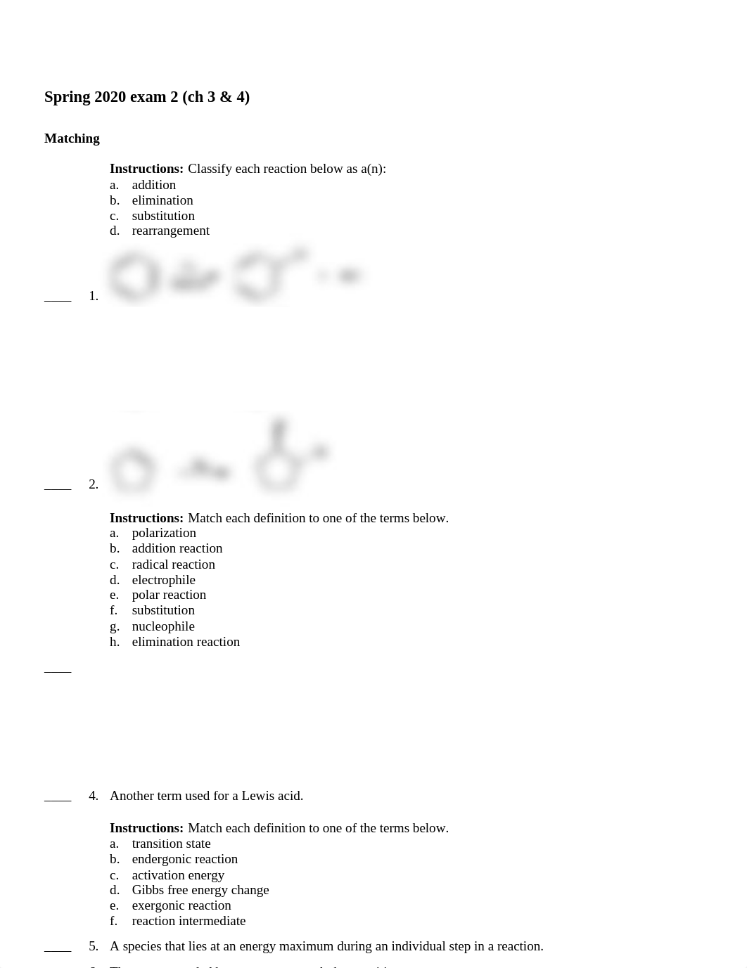 Spring 2020 exam 2, chapt 3 and 4 organic w o key (1).docx_dwetz3uh0u2_page1