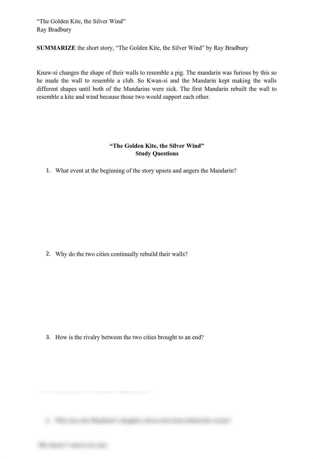 Caleb's "The Golden Kite, the Silver Wind" by Ray Bradbury Questions.pdf_dwf1zom8z9q_page1