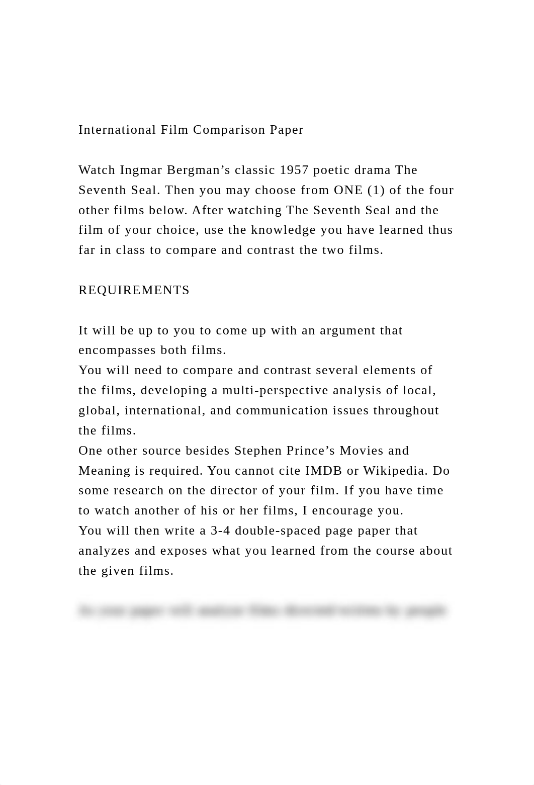 International Film Comparison PaperWatch Ingmar Bergman's cl.docx_dwf3vf88cae_page2