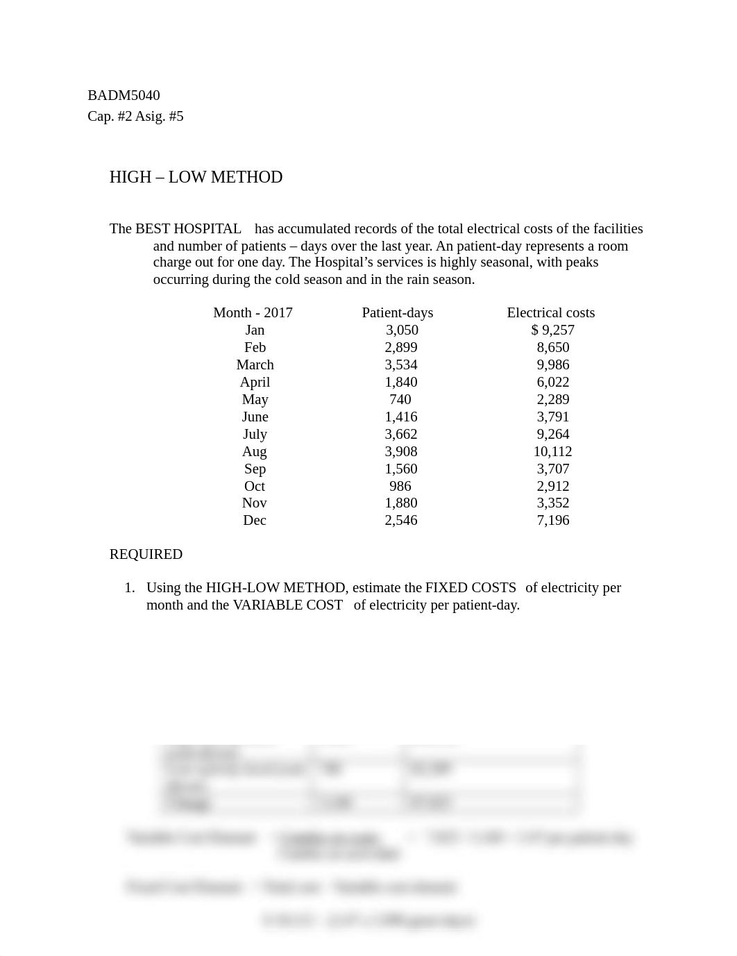 Cap #2 Asig. #5 HIGH LOW METHOD  HOSPITAL.docx_dwf7rp2ev38_page1