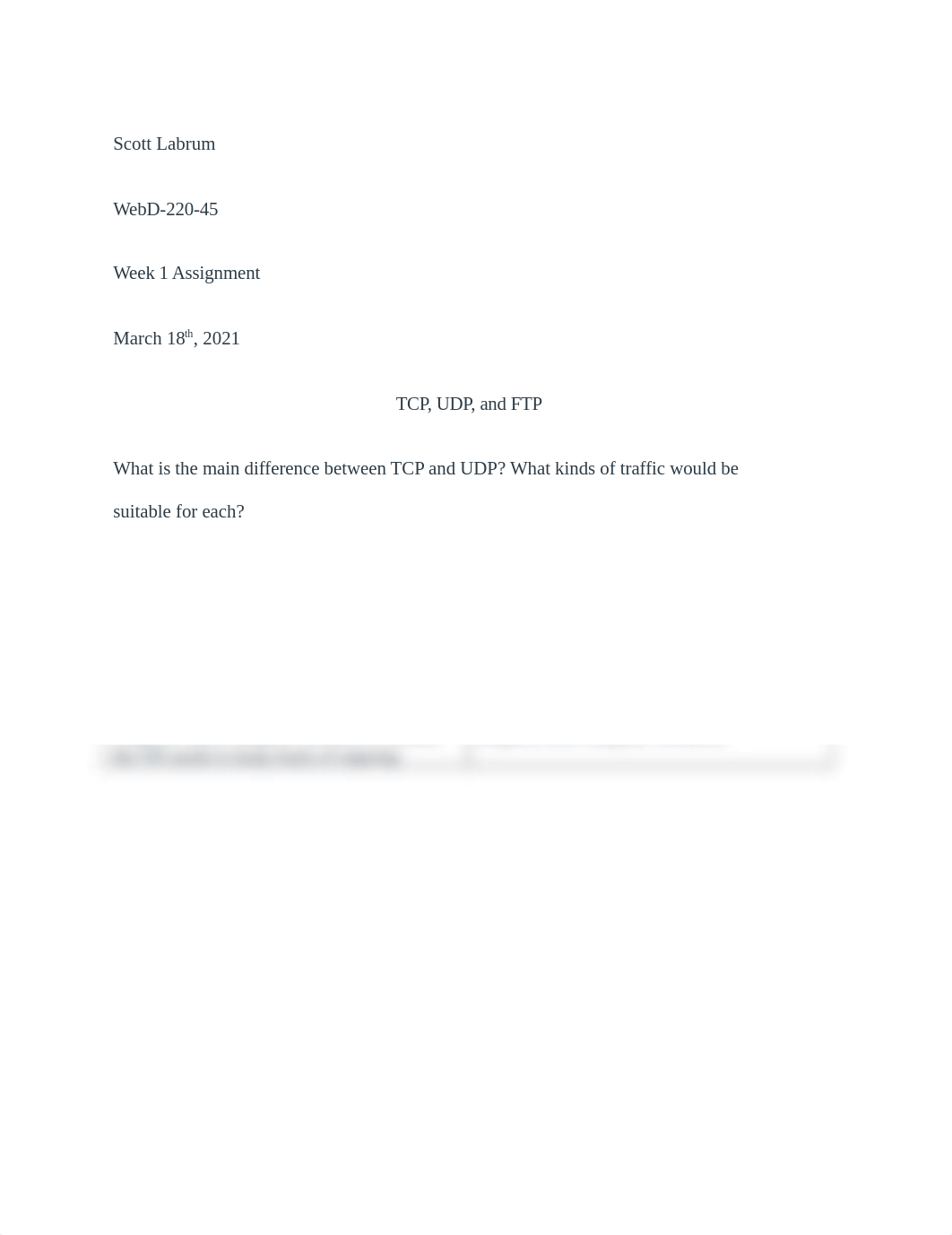 WEBD-220-45 Week 1 TPC, UDP, and FTP.docx_dwflm0u4h2k_page1