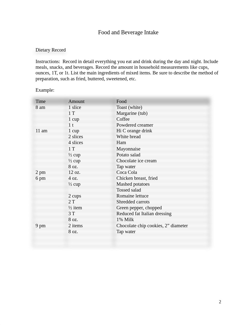 Diet Analysis Assignment Using MyFitnessPal.docx_dwfphtj8dg0_page2