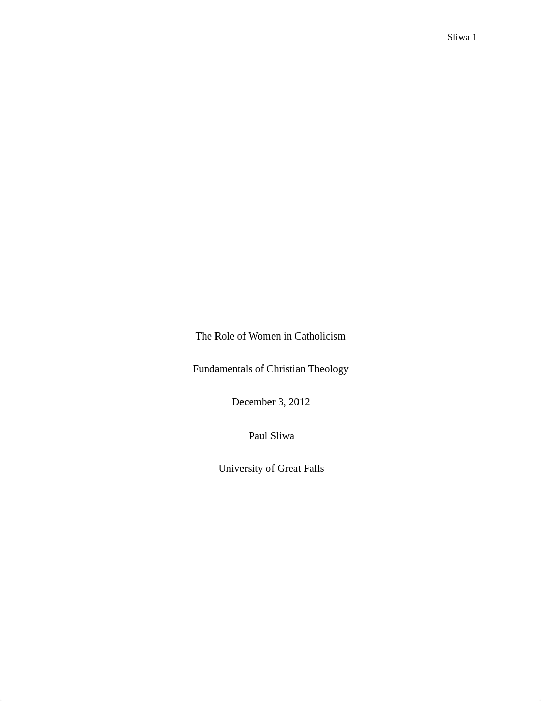 Paul Sliwa Final Paper (The role of Women in Catholicism)_dwfs28jp1g5_page1