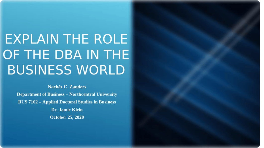 Week 4 Assignment - Role of the DBA in the Business World.pptx_dwfy88zd8gm_page1