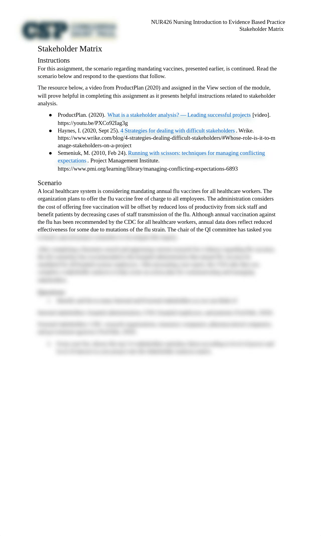 NUR426 Stakeholder Matrix.docx.pdf_dwg37qywapx_page1