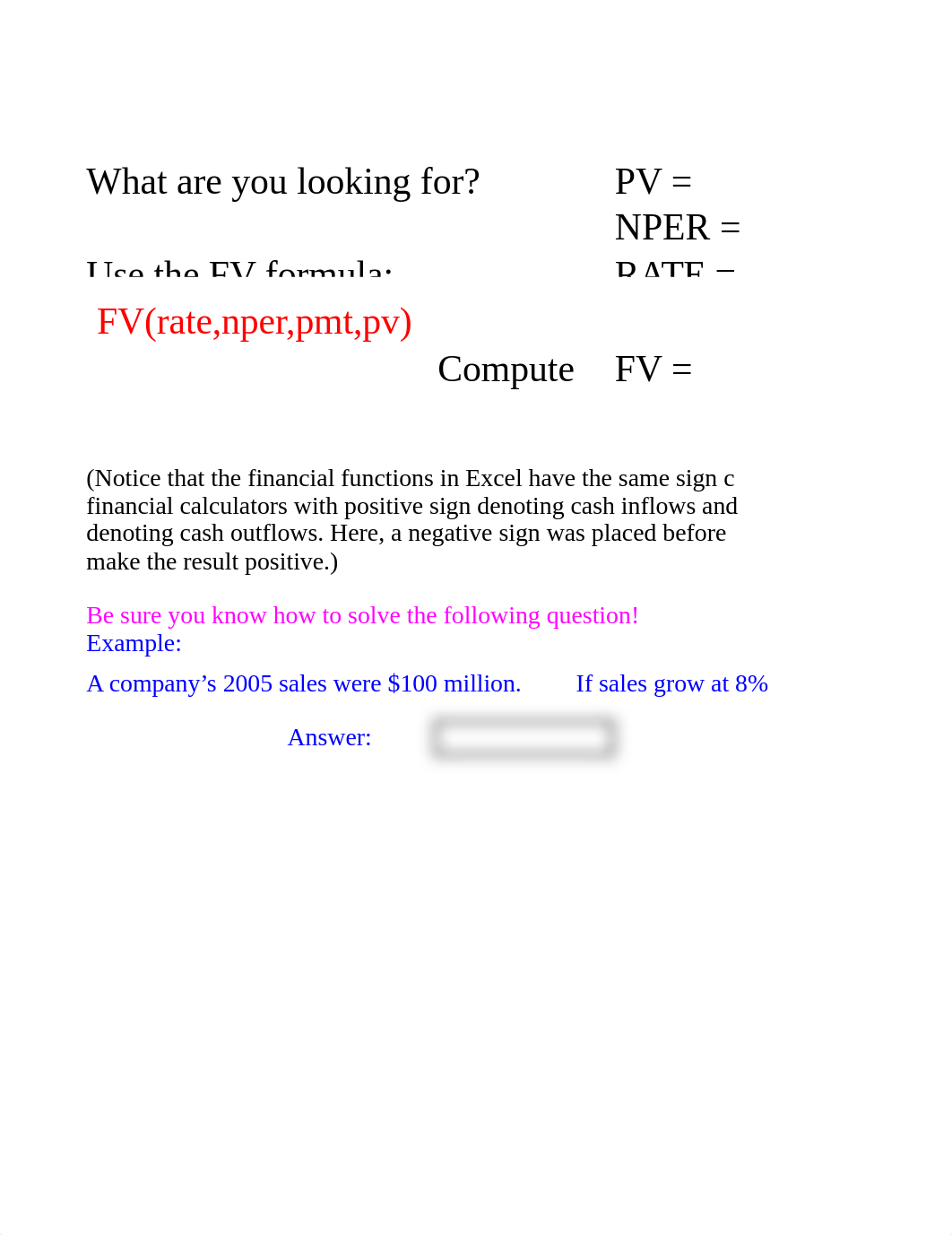 FIN325 Excel Formulas for FV PV NPER.xlsx_dwg6651x07a_page1