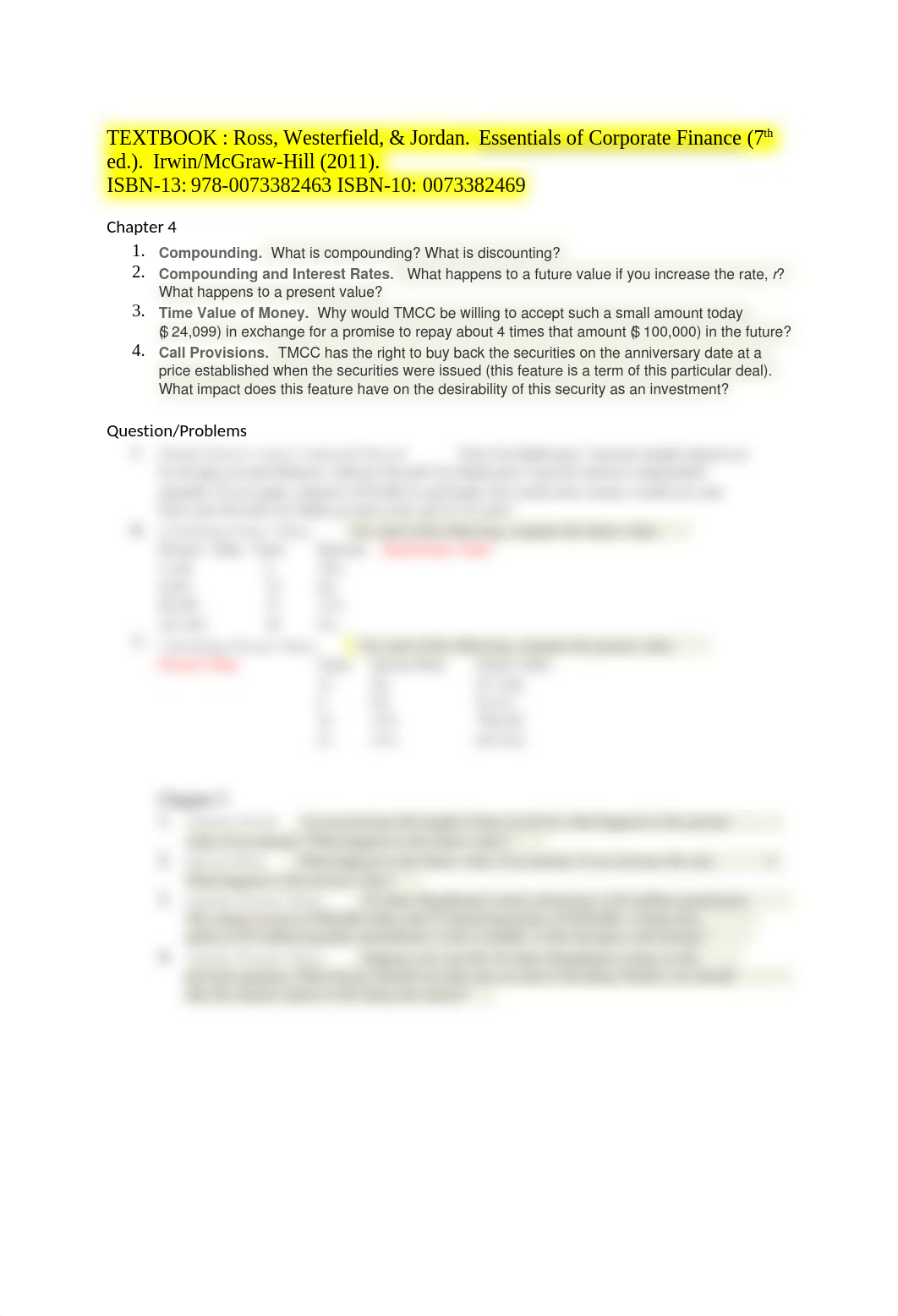 part 1 (question)Finance For Manger Question: Problem 2.doc_dwh8glevjnu_page1