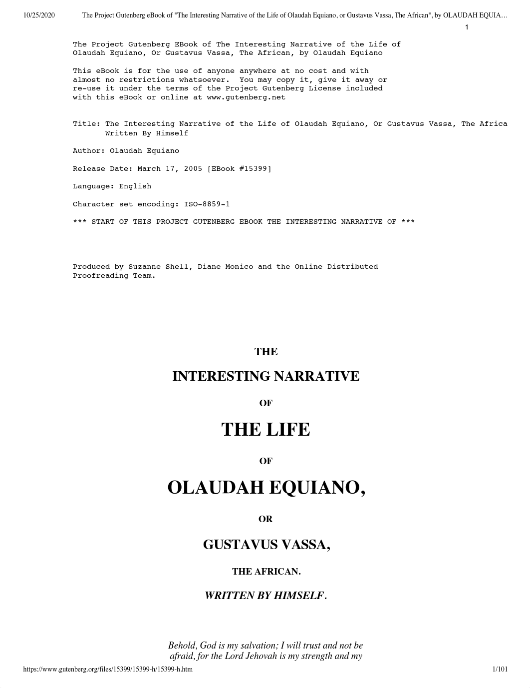 English 213 The Interesting Narrative of the Life of Olaudah Equiano.pdf_dwhc7u7mbbg_page1