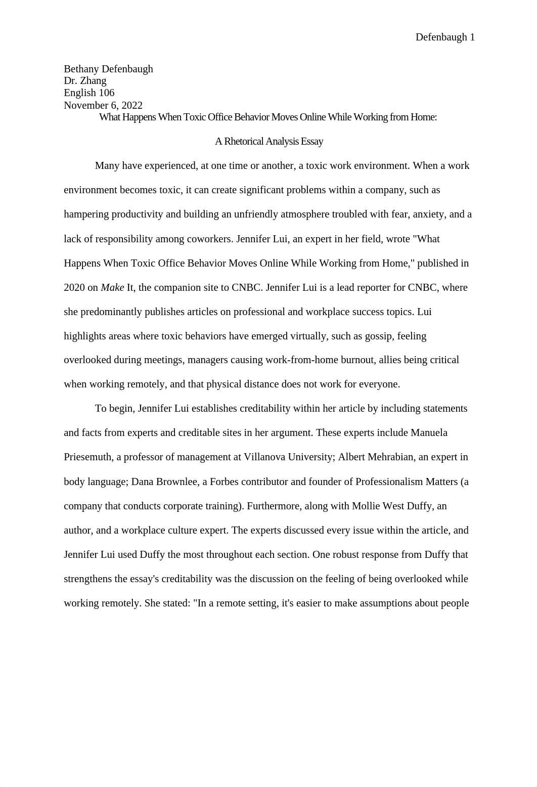 Toxic Behavior Rhetorical Essay Bethany Defenbaugh.edited.docx_dwhwvgk17f1_page1