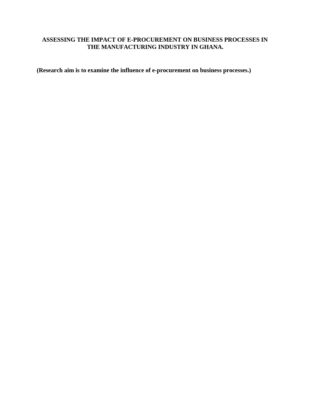 ASSESSING THE IMPACT OF E-PROCUREMENT ON MANUFACTURING INDUSTRY IN GHANA KELVIN GROUP.docx_dwi00rkibs9_page1