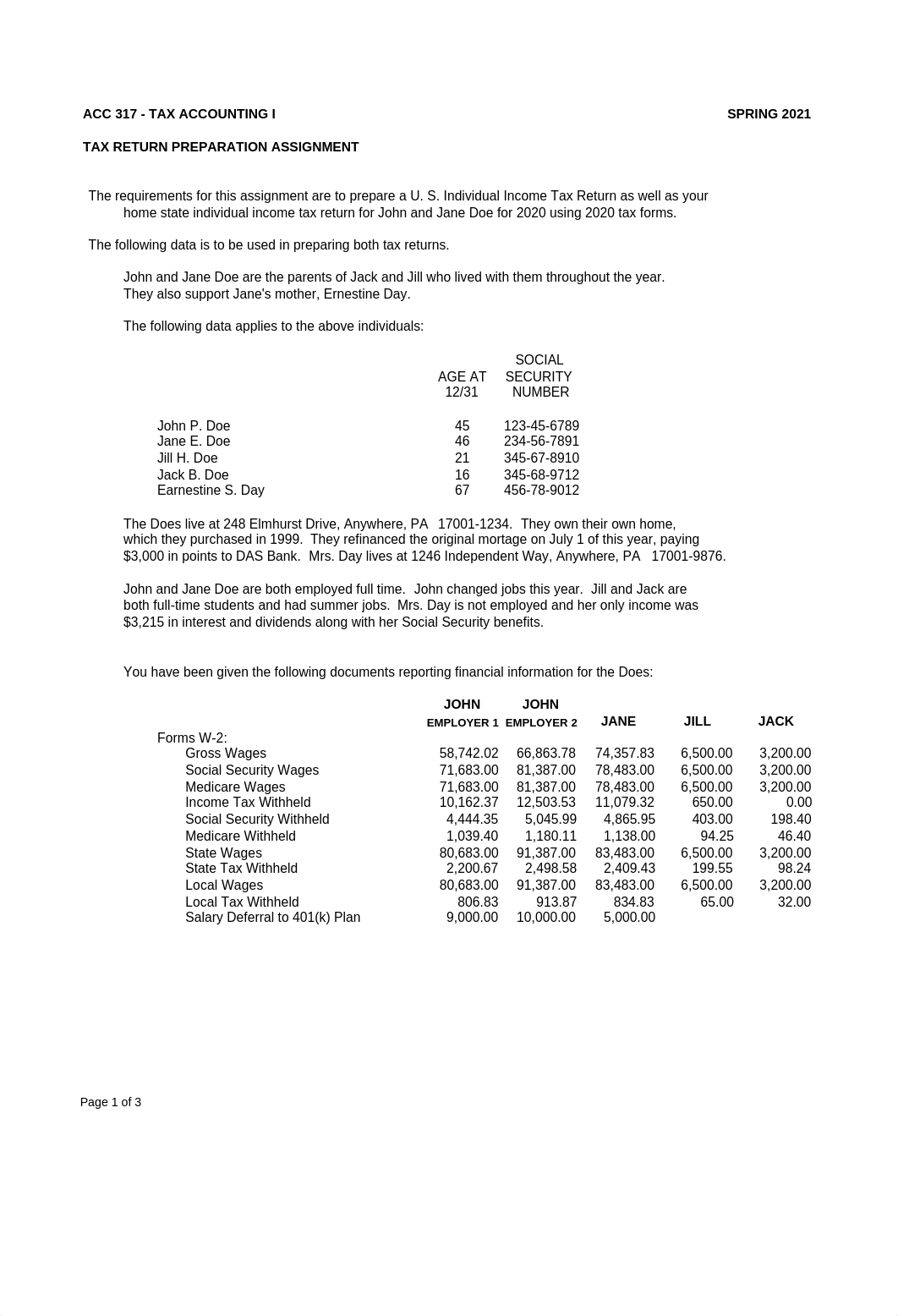 Tax Return Preparation Assignment - Spring 2021.pdf_dwi18gk06cc_page1