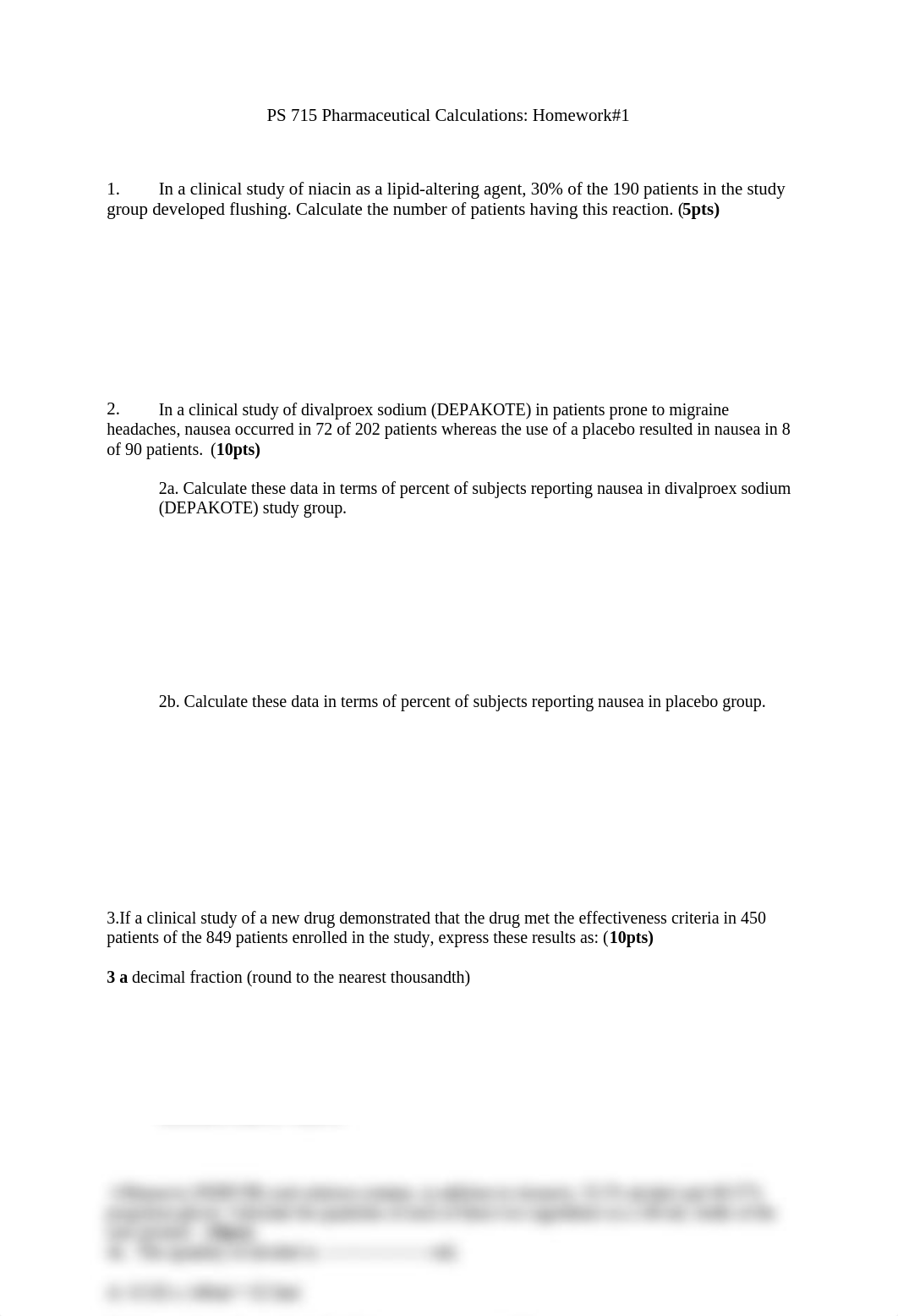 PS 715 Pharmaceutical Calculations_ Homework#1.docx_dwi6wriid81_page1