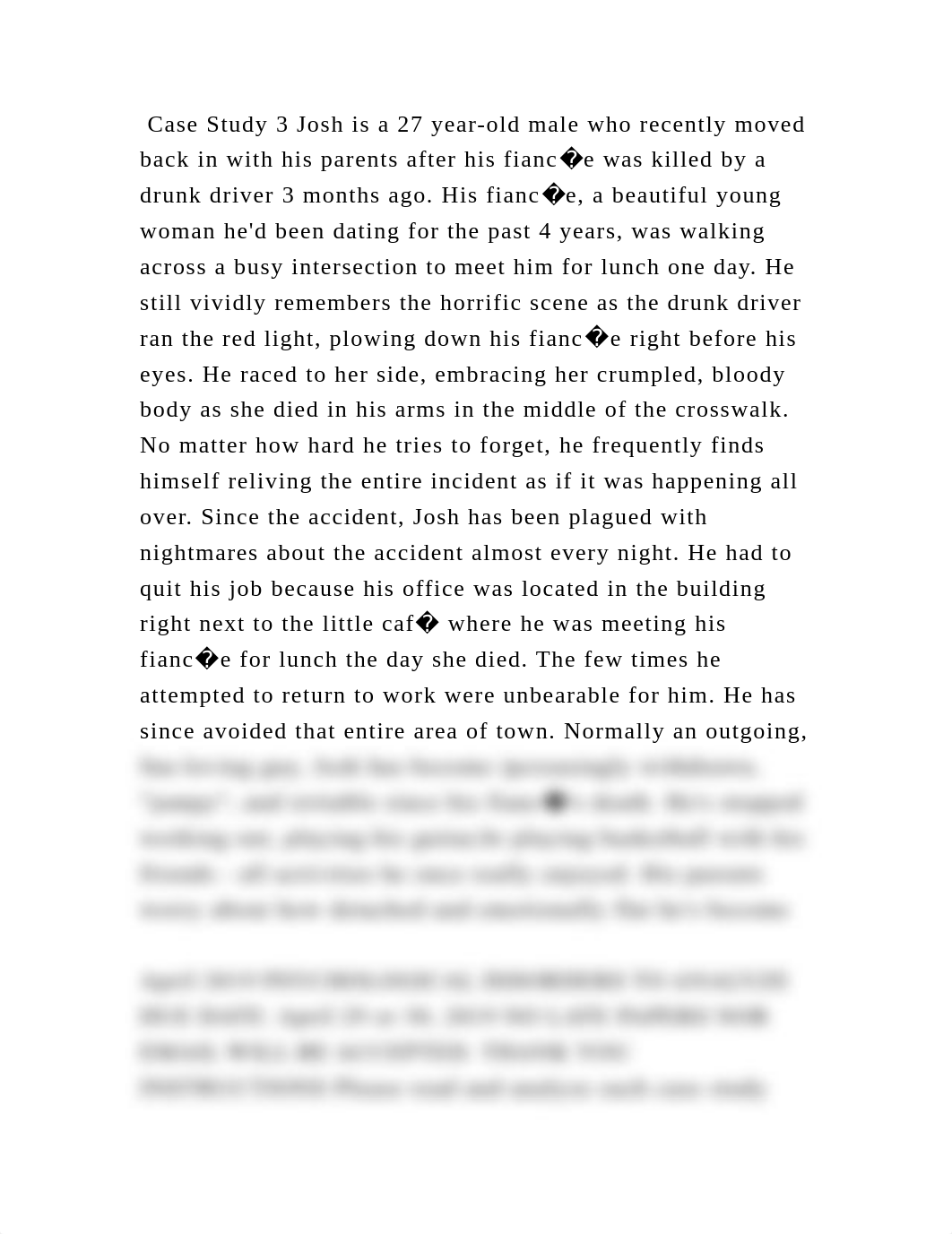 Case Study 3 Josh is a 27 year-old male who recently moved back in wi.docx_dwigmvn0uof_page2