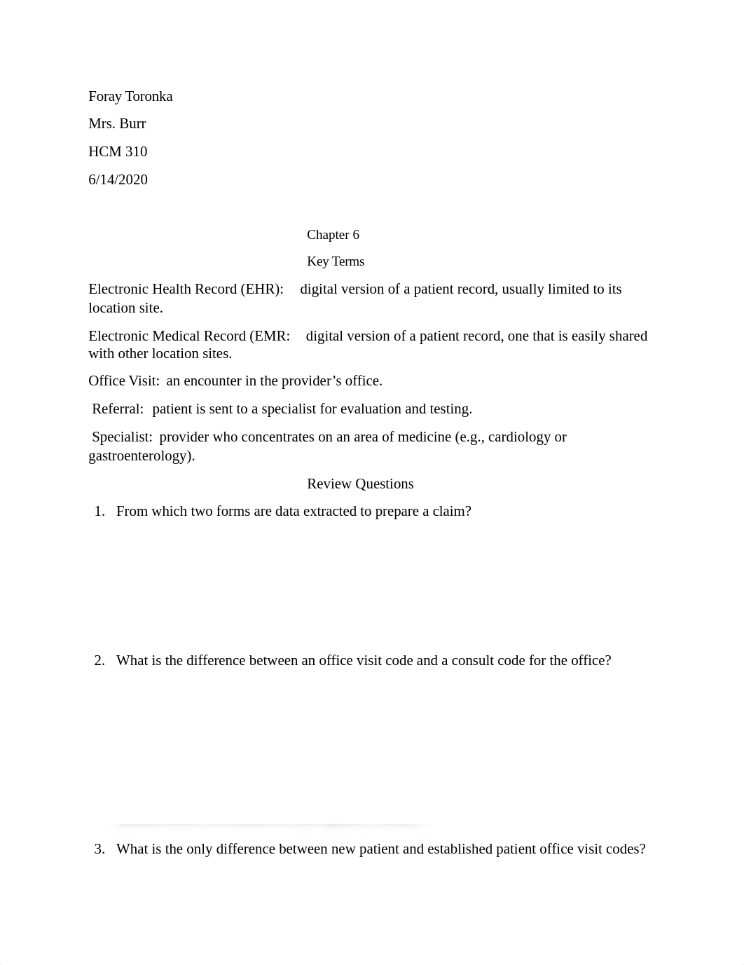 HCM 310 Chapter 6&7.docx_dwik2ffl0ce_page1