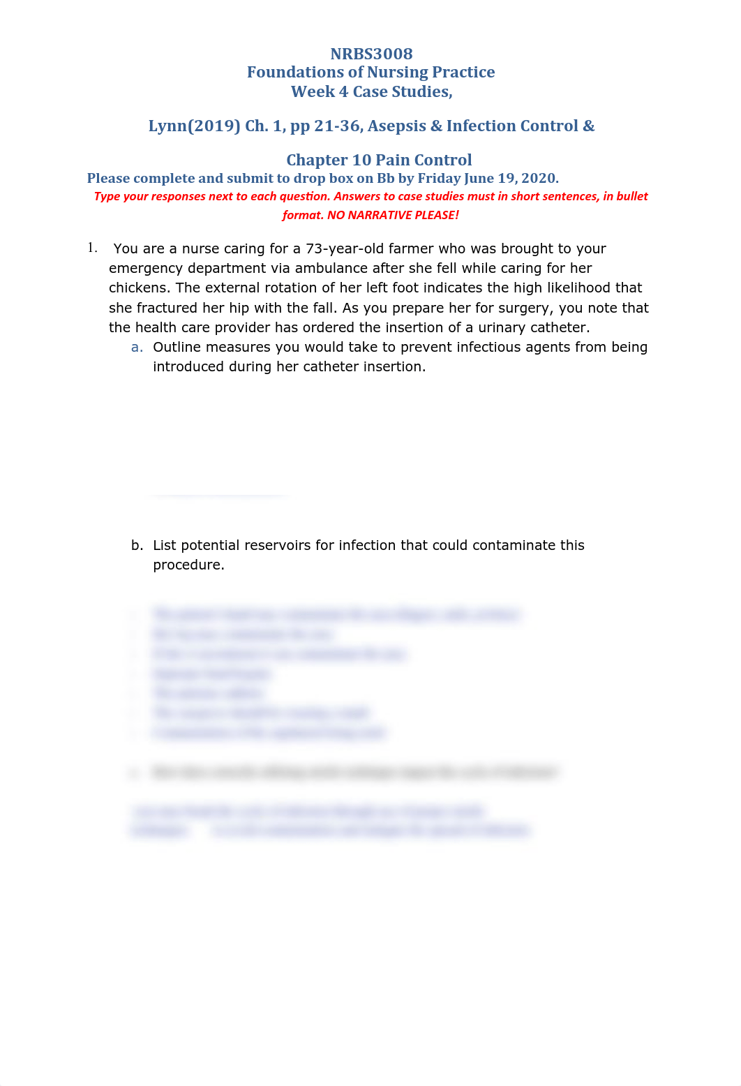 Week 4 Case Studies Asepsis & Infection Control_ Pain Control.pdf_dwiuxqf5vi5_page1