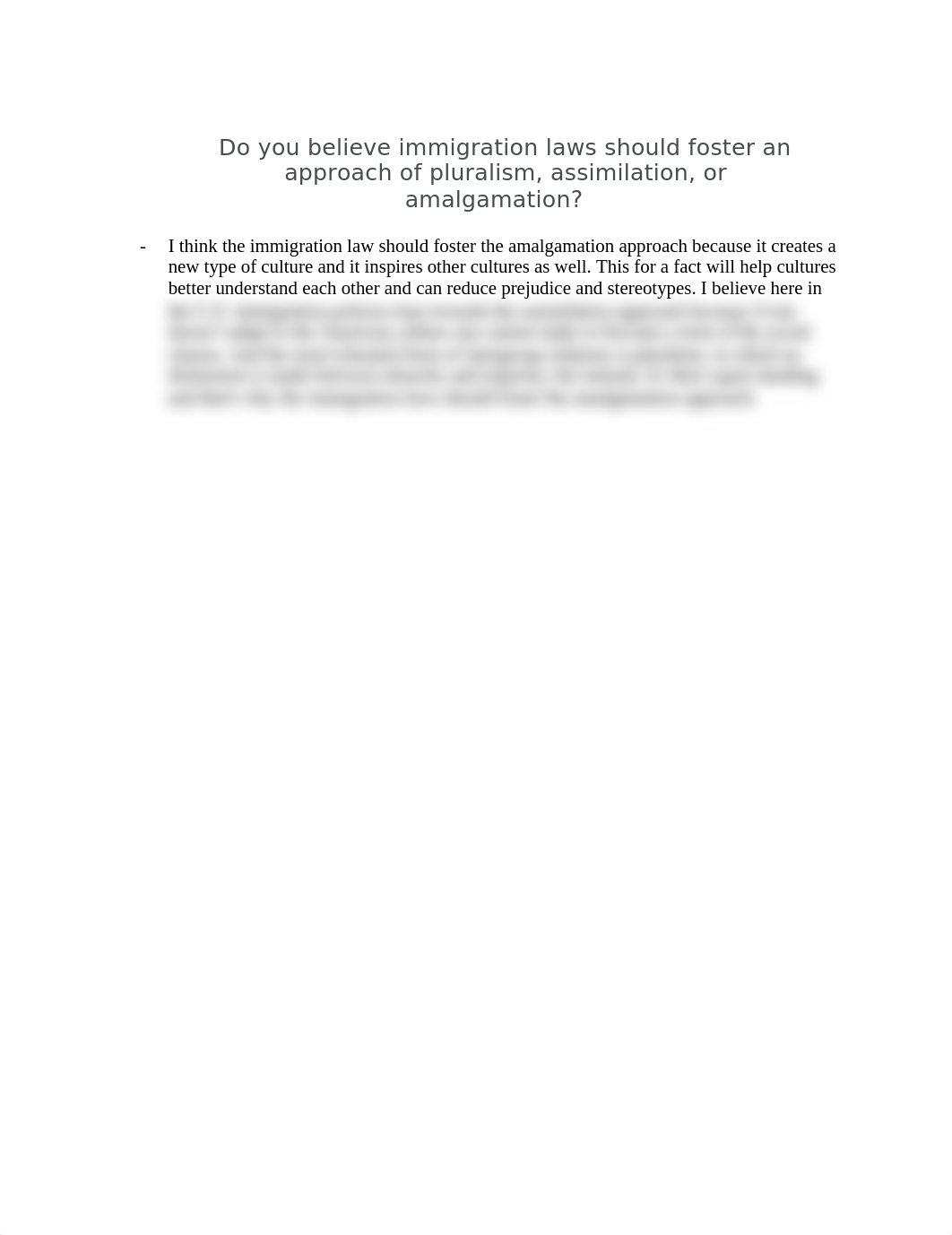 Do you believe immigration laws should foster an                       approach of pluralism.docx_dwj4152zfvz_page1