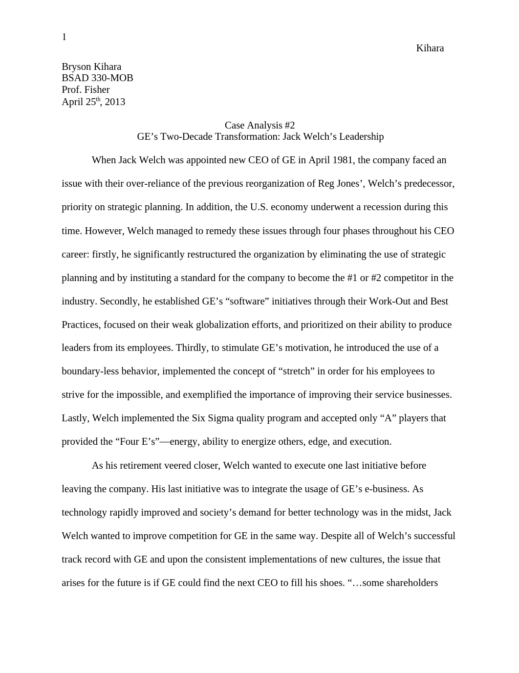 GE-Jack Welch Case Analysis_dwj5j6wj331_page1