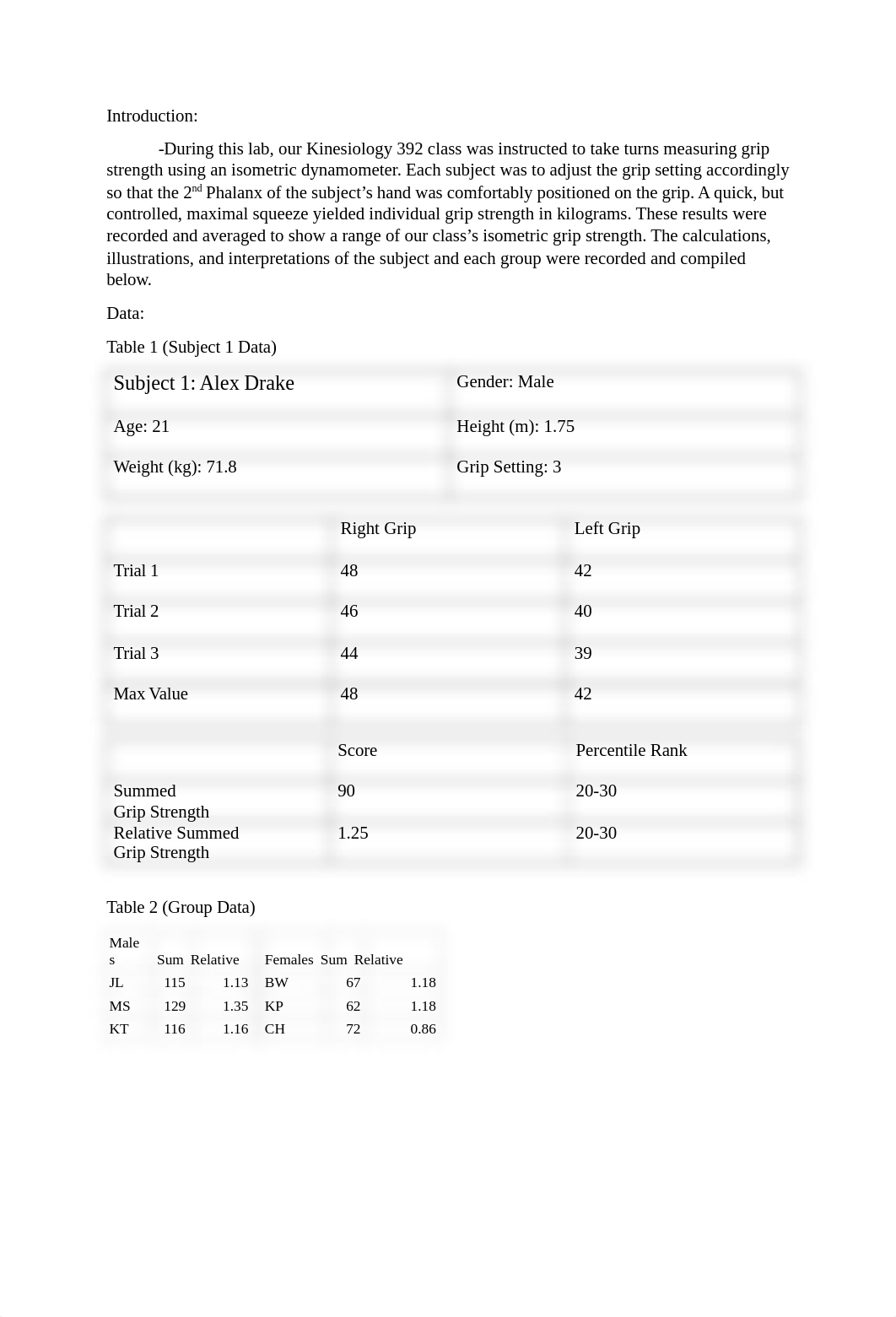 Kin 392 Lab 3 Muscular Strength Isometric Grip Strength.docx_dwj9b6elk96_page2