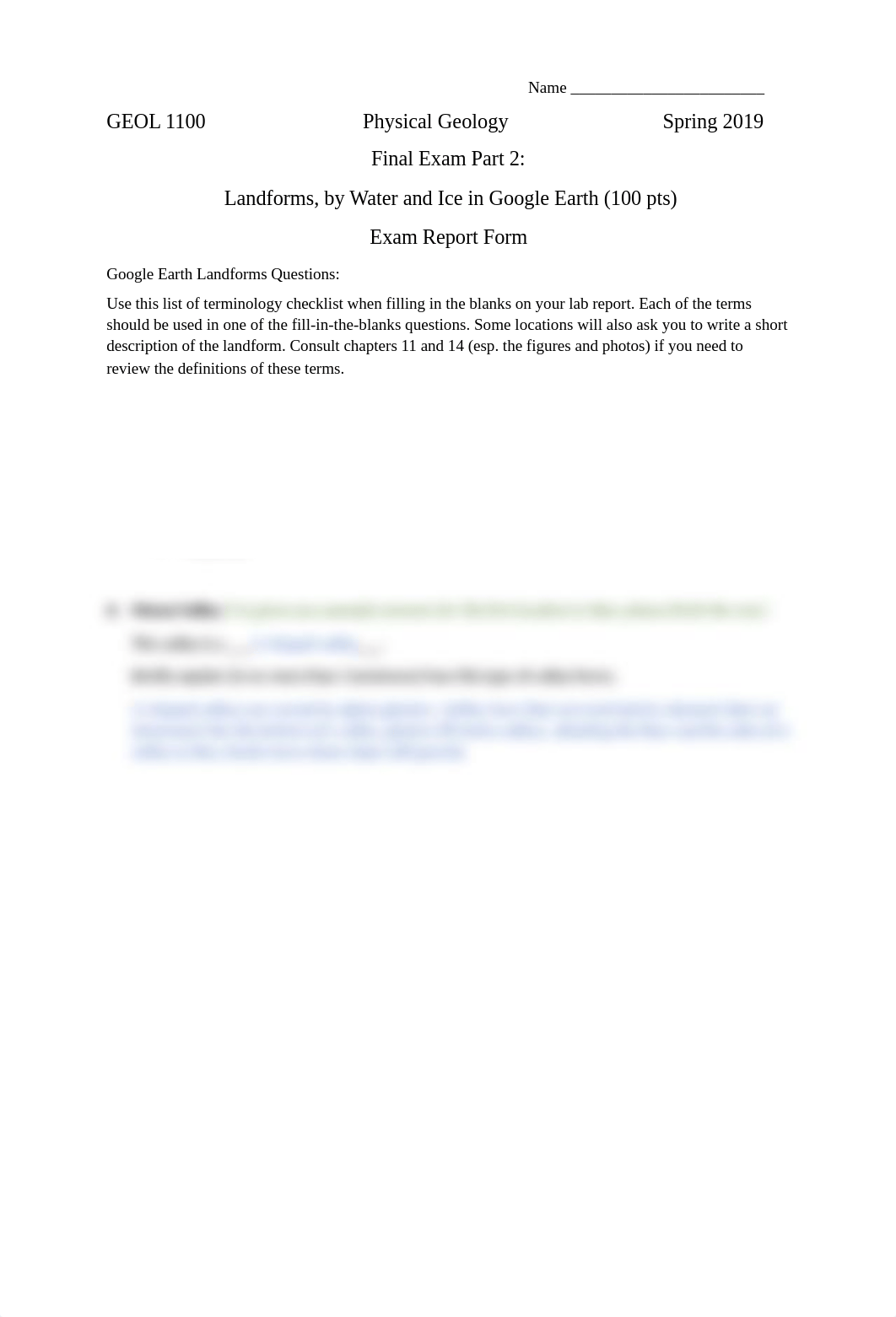 Final Exam Pt 2 SP19 - Report, Landforms in Google Earth.docx_dwjqkozjogl_page1