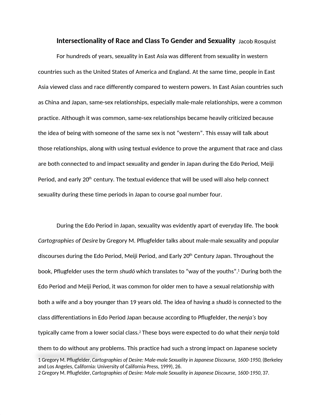 Intersectionality of Race and Class To Gender and Sexuality In East Asia Jacob Rosquist.docx_dwk1jtjh8h2_page1