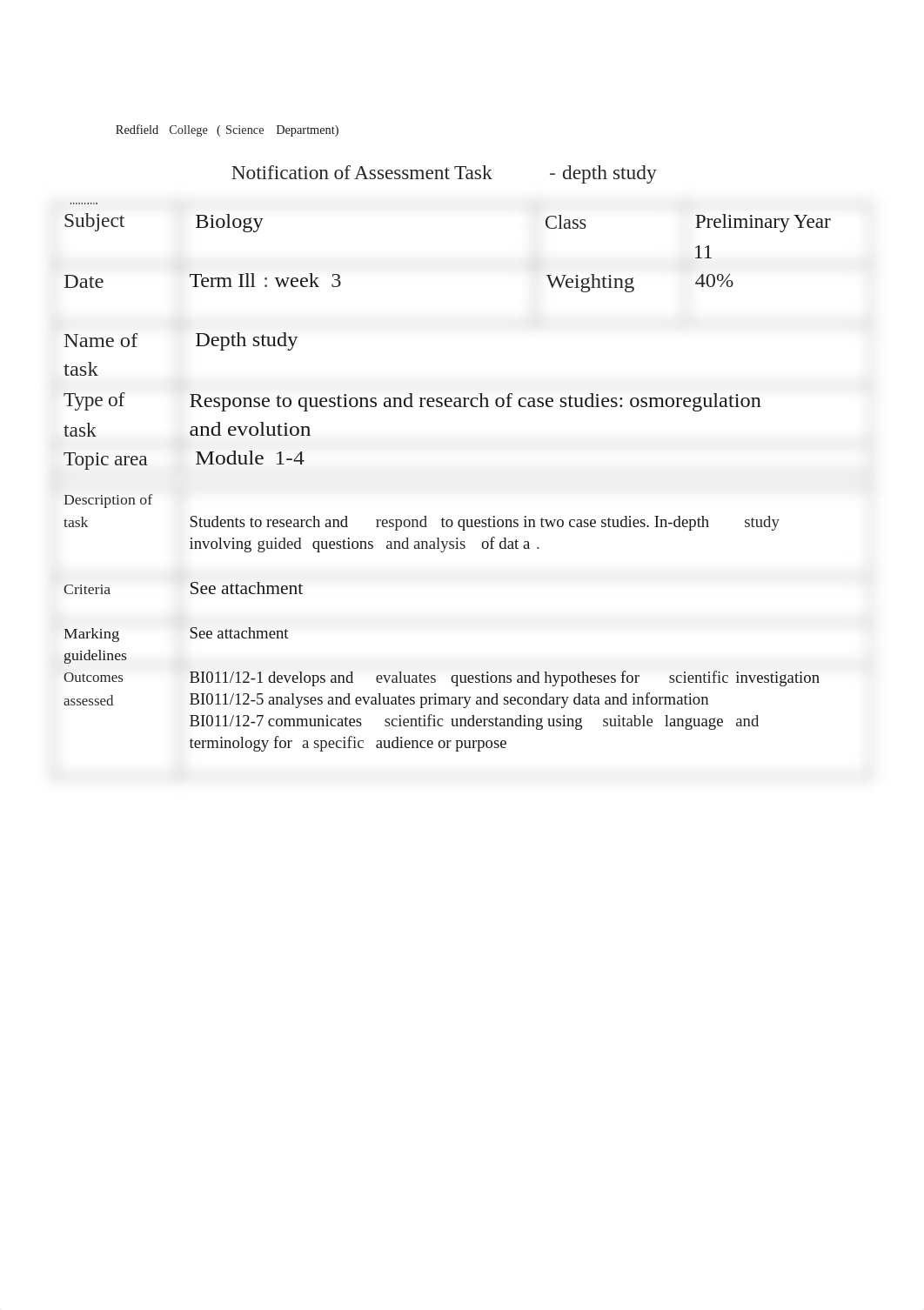 Biology Depth Study Assessment Notification.docx_dwk3p3latzf_page1