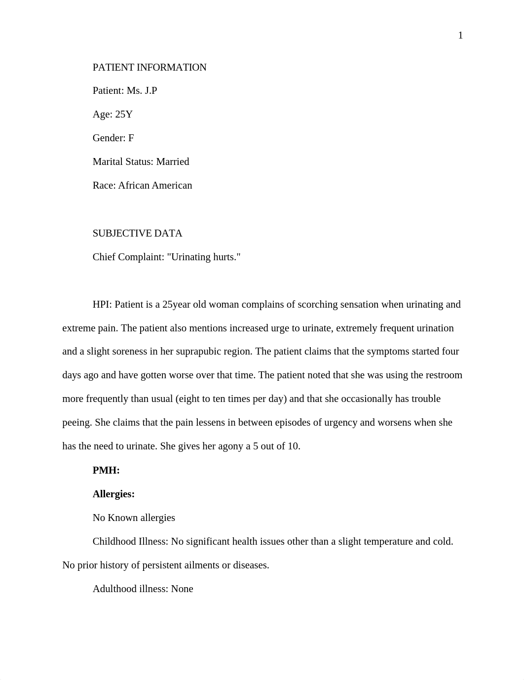 Soap note #3 on UTI (1).docx_dwk50cmxooy_page1