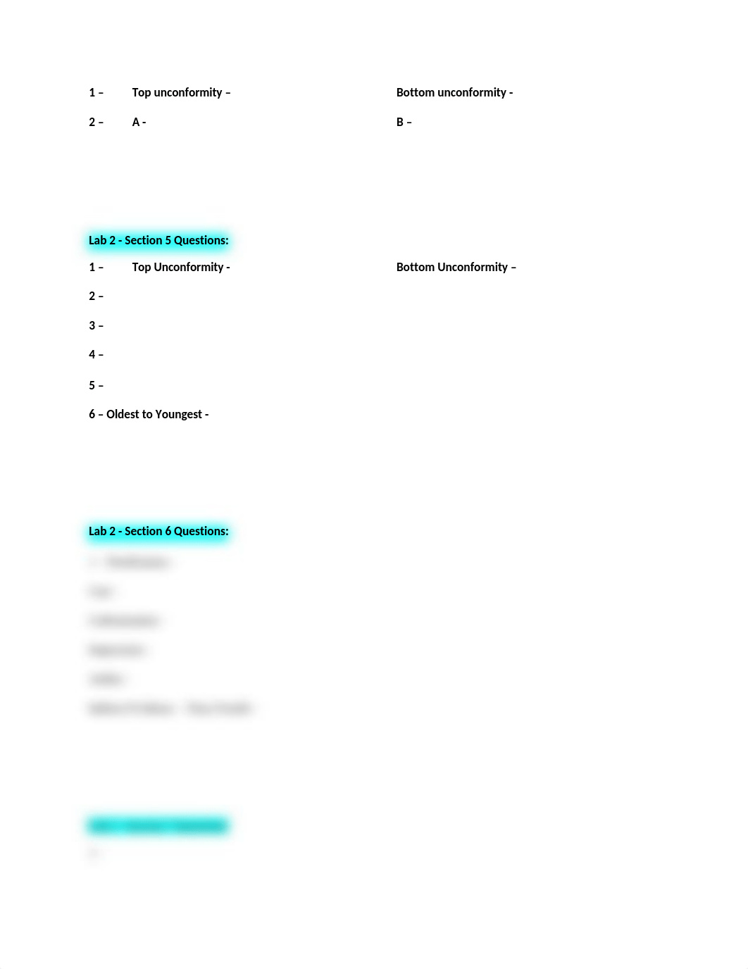 LAB 2 - GEOLOGIC TIME - BLANK ANSWER SHEET - UPDATED FA21.docx_dwk9hc88d2q_page2